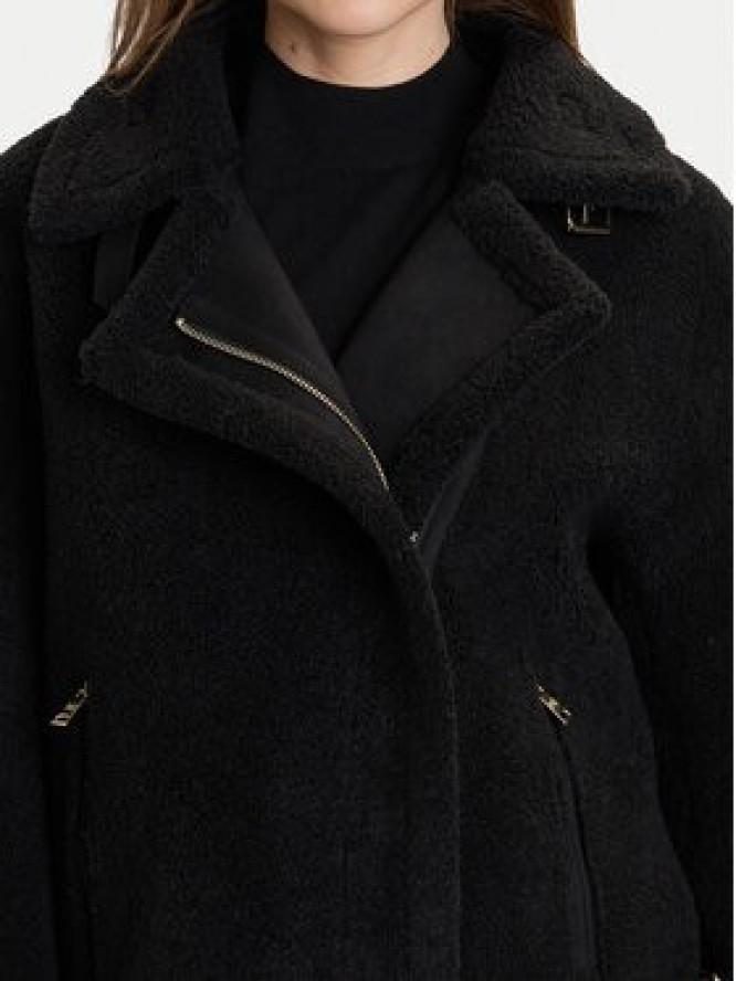 Rinascimento Płaszcz przejściowy CFC0122207003 Czarny Regular Fit