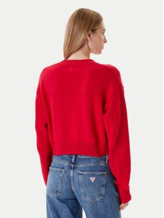 Guess Jeans Sweter W5YR33 Z3HM1 Czerwony Regular Fit