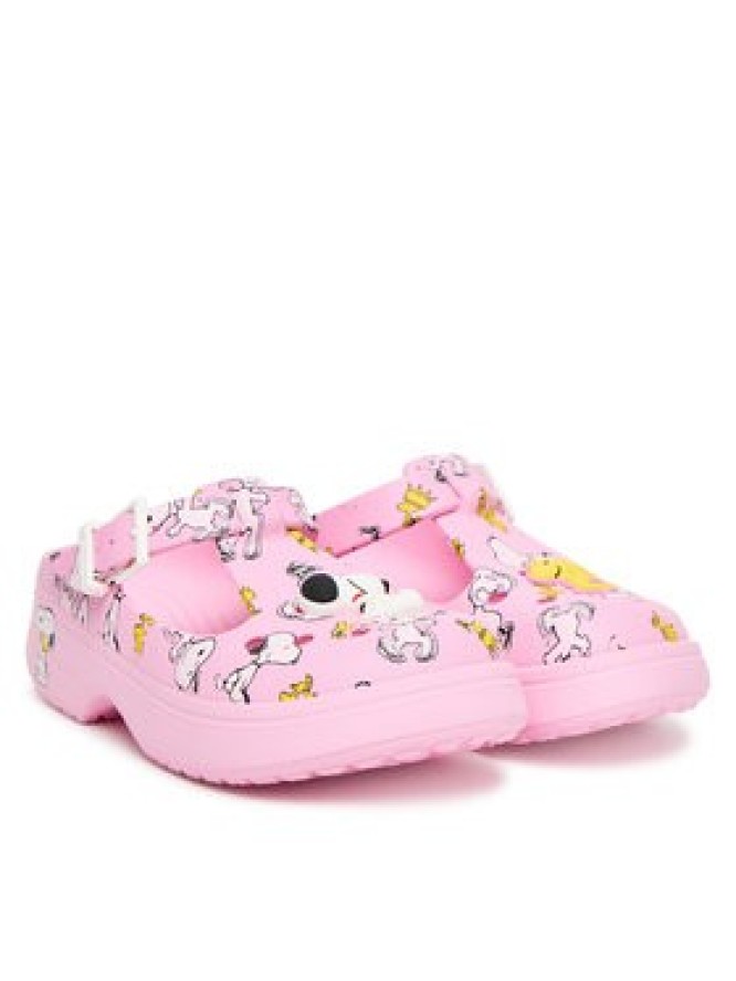 Crocs Klapki Peanuts Mary Jane Clog 211130 Różowy