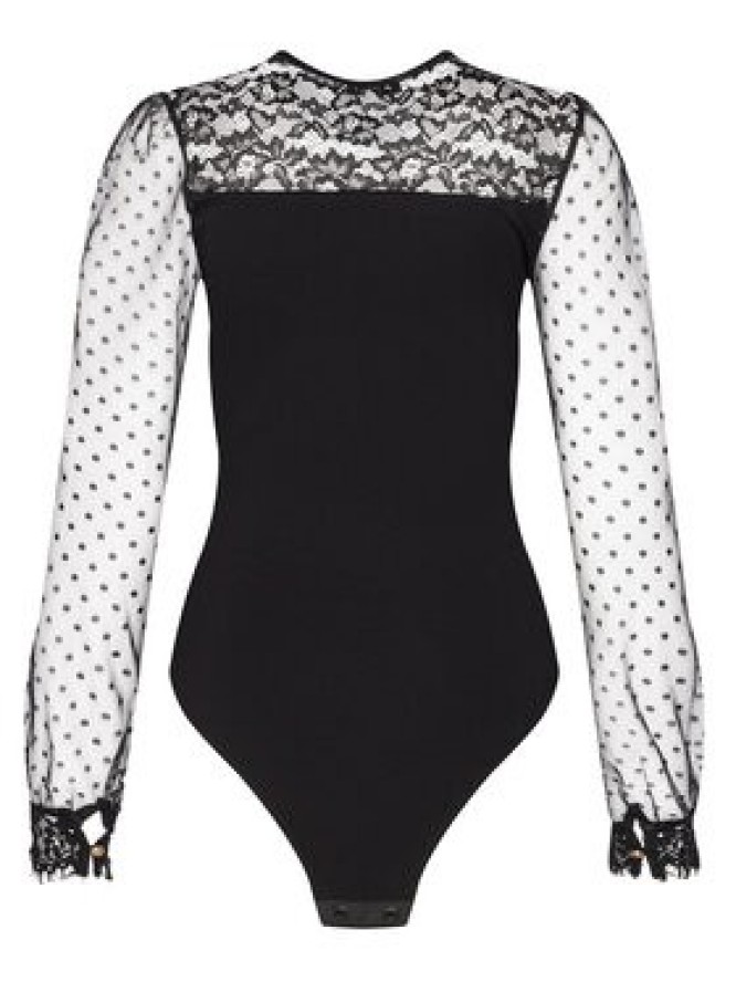 Morgan Bluzka 252-TARSILA Czarny Slim Fit