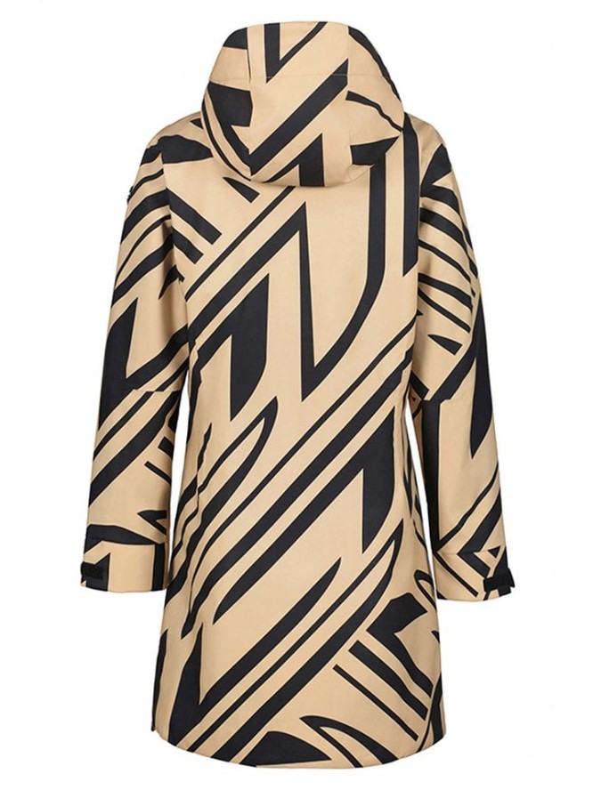 LUHTA Płaszcz funkcyjny "Ailio" w kolorze jasnobrązowo-czarnym rozmiar: 38