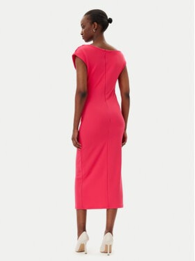 Rinascimento Sukienka koktajlowa CFC0019898002 Różowy Regular Fit