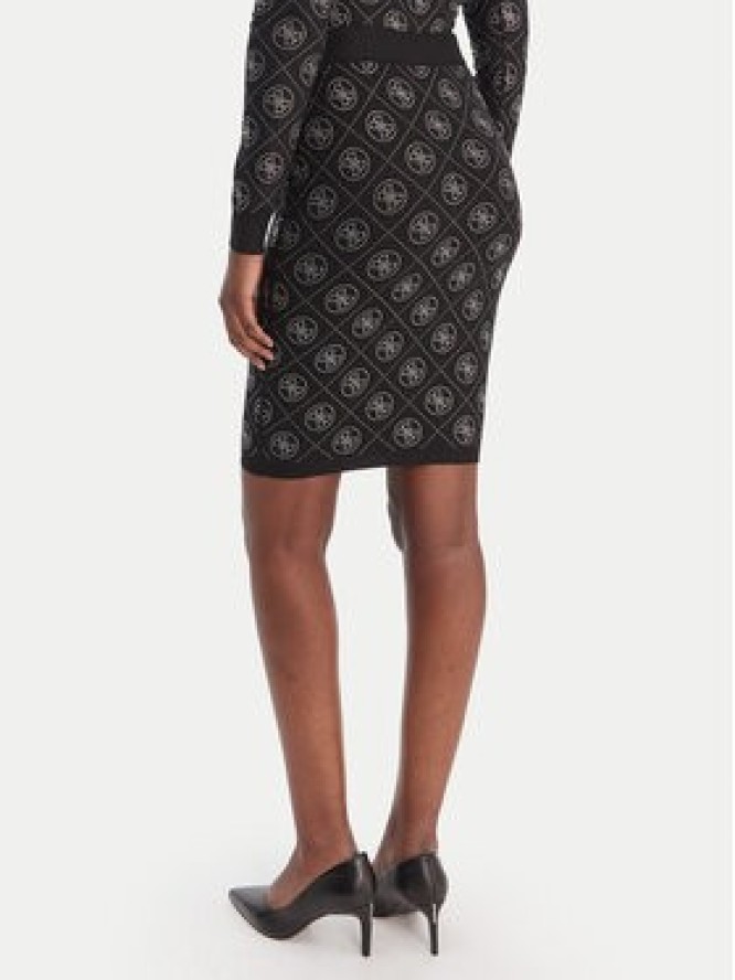 Guess Spódnica midi W6RD0O Z3JD2 Czarny Regular Fit