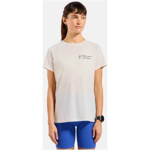 Koszulka z krótkim rękawem damska ODLO T-shirt crew neck s/s ESSENTIAL PRINT