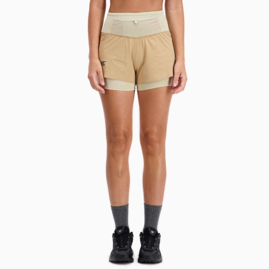 Krótkie spodenki 2 w 1 Damskie Trail-Running PERFORMANCE MAX