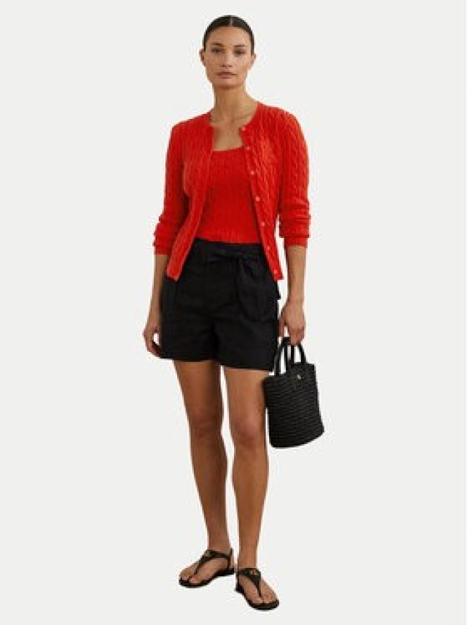 LAUREN RALPH LAUREN Kardigan 200932225010 Czerwony Slim Fit