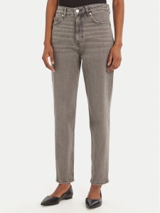 HUGO Jeansy 50544798 Szary Straight Fit