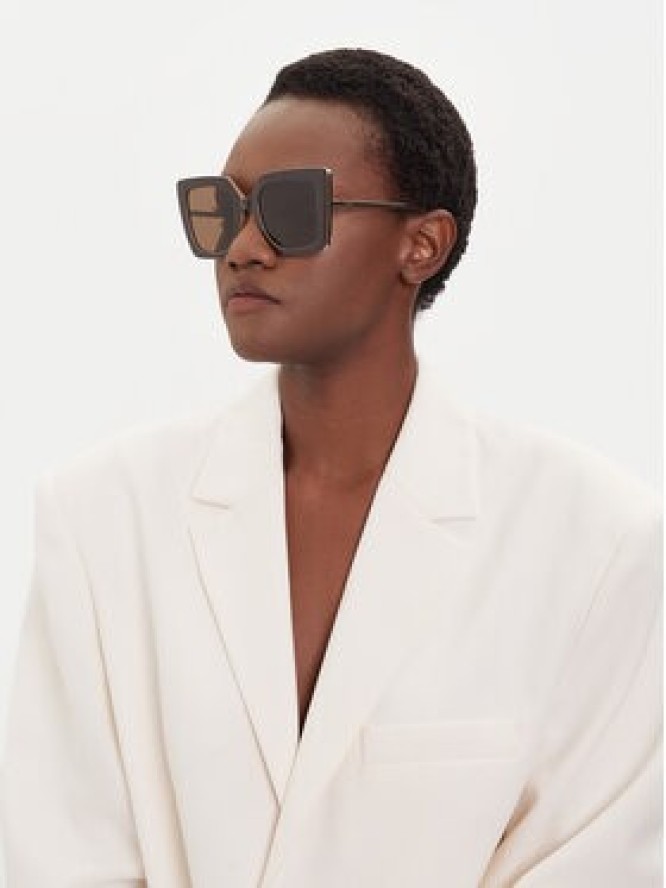 Max Mara Okulary przeciwsłoneczne Design4 MM0051 50E Brązowy