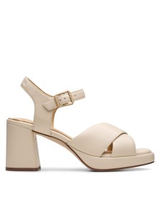 Clarks Sandały Ritzy75 Rae 26181304 Écru