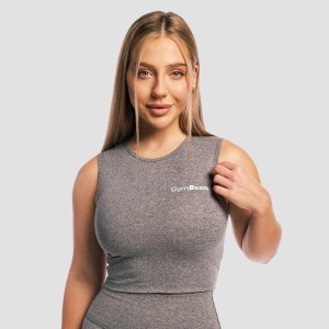 Top damski fitness krótki bez rękawów Core