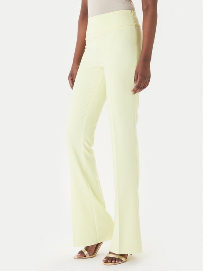 Rinascimento Spodnie materiałowe CFC0127876003 Żółty Slim Fit