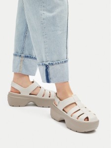 Crocs Sandały Stomp Fisherman Sandal 209938 Szary