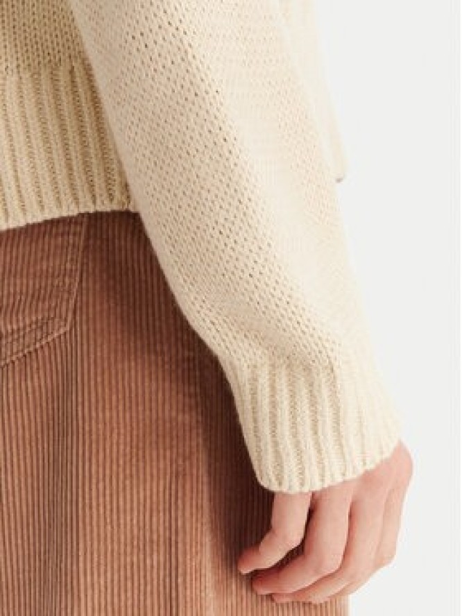 Roxy Sweter Exploring Heart ERJSW03674 Beżowy Regular Fit