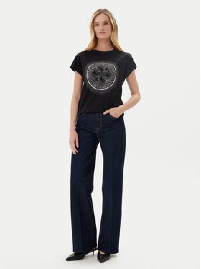 Guess T-Shirt W5YI14 I3Z14 Czarny Regular Fit
