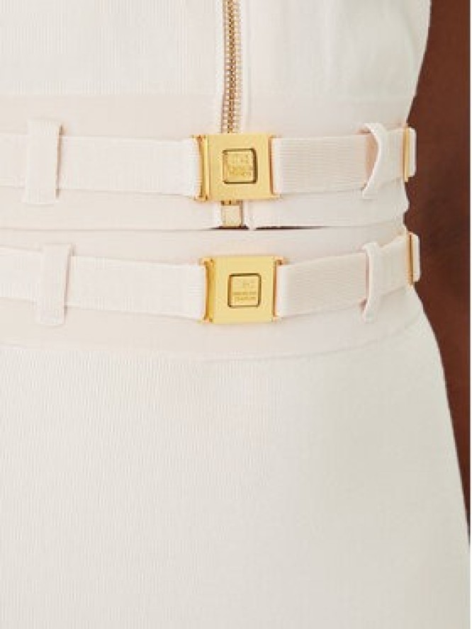 Elisabetta Franchi Top TK-71S-61E2-V270 Beżowy Regular Fit