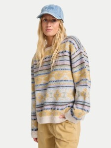 Billabong Sweter Camp EBJSW00134 Kolorowy Relaxed Fit