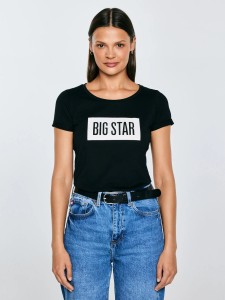 Koszulka damska z nadrukiem czarna Oneidasa 906