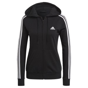 Bluza z Kapturem I Suwakiem Na Całej Długości Essentials 3-Stripes Rozmiar XS C…