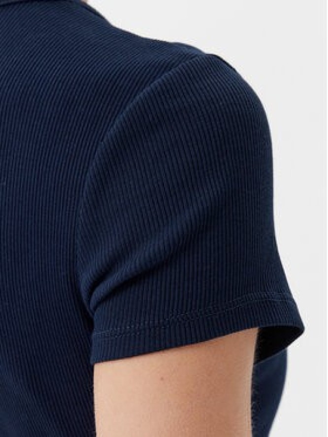 Tommy Jeans T-Shirt DW0DW19502 Granatowy Slim Fit