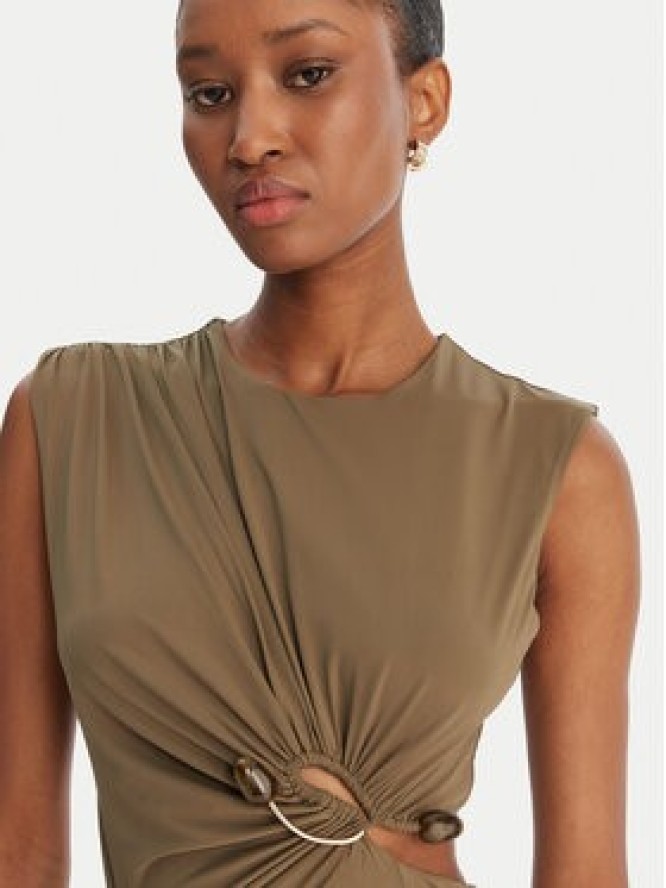 Bardot Sukienka wieczorowa Felix 60289DB Zielony Slim Fit