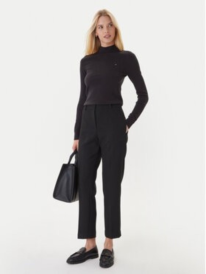 Tommy Hilfiger Spodnie materiałowe WW0WW48355 Czarny Straight Fit