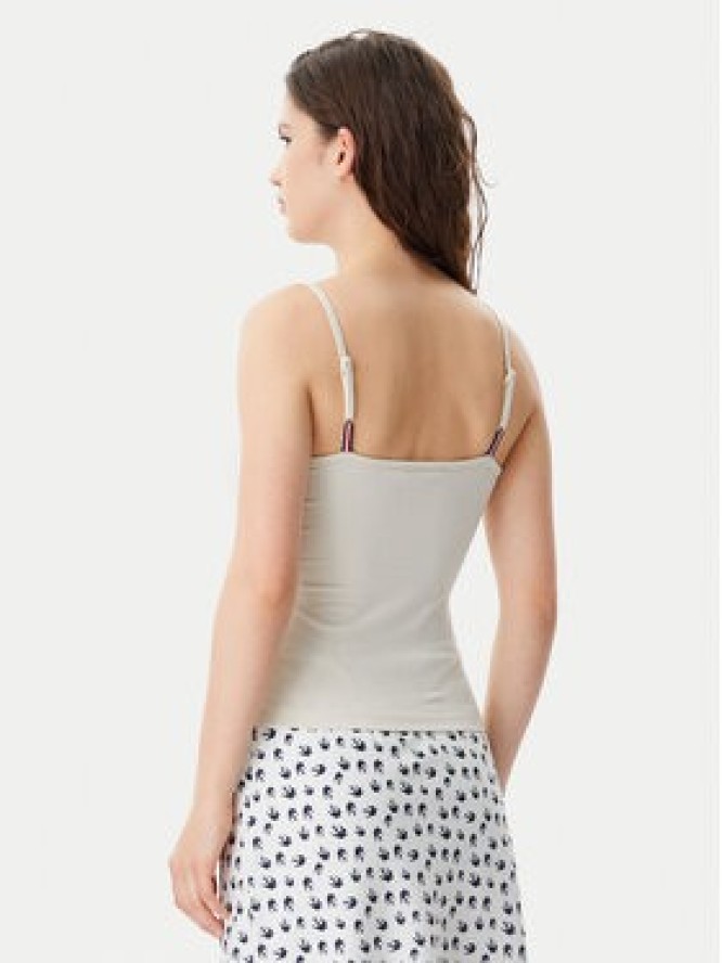 Tommy Jeans Top Essential DW0DW20675 Beżowy Slim Fit