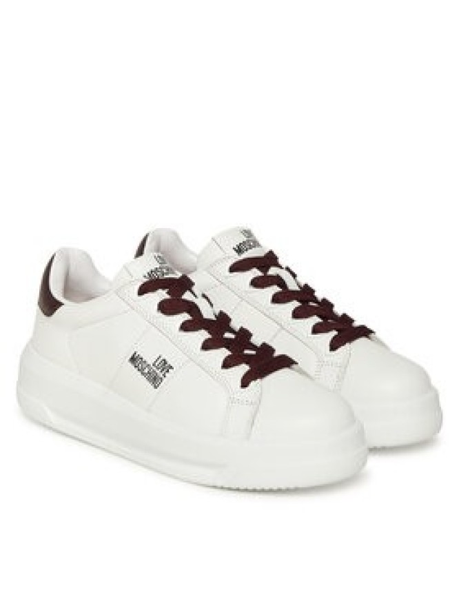LOVE MOSCHINO Sneakersy JA15315G0NIA110D Biały