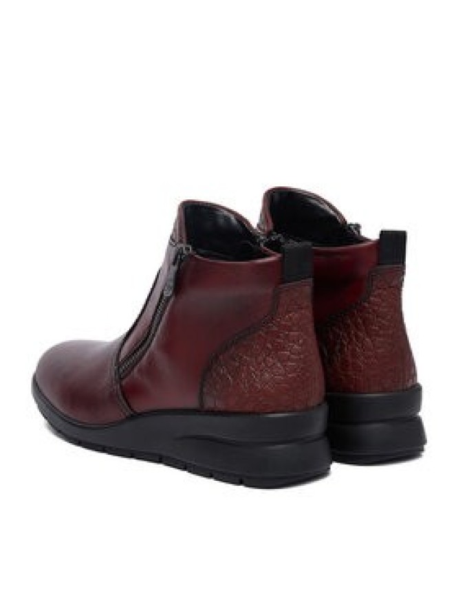 Rieker Botki CEO-L4861-35 Bordowy