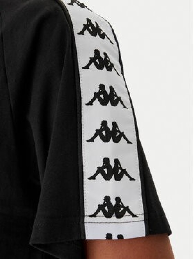 Kappa T-Shirt Banda Adi 371U6WW Czarny Regular Fit