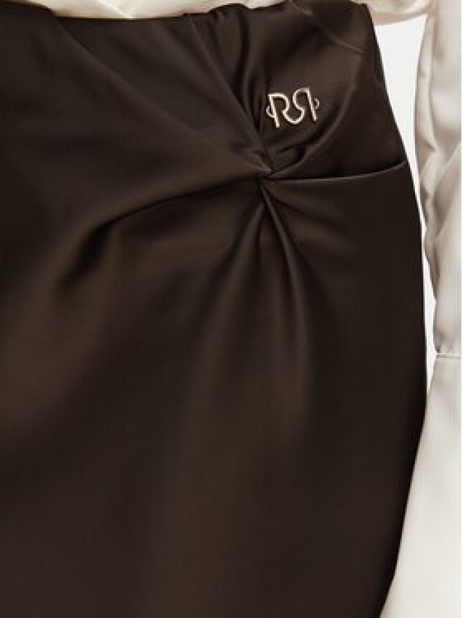 Rinascimento Spódnica midi CFC0130230003 Brązowy ciemny Regular Fit