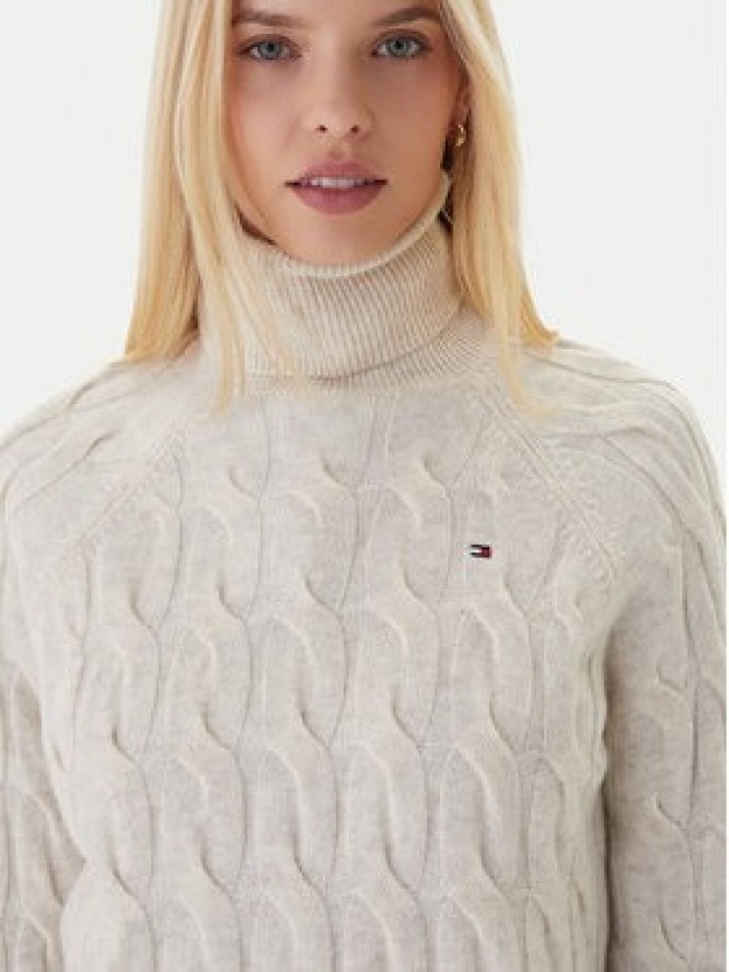 Tommy Hilfiger Golf WW0WW46791 Beżowy Regular Fit