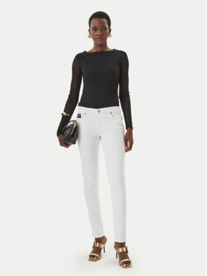 Versace Jeans Couture Jeansy 80HAB5K1 CEWCA Biały Skinny Fit
