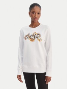Versace Jeans Couture Bluza 80HAIE02 CF00E Biały Regular Fit