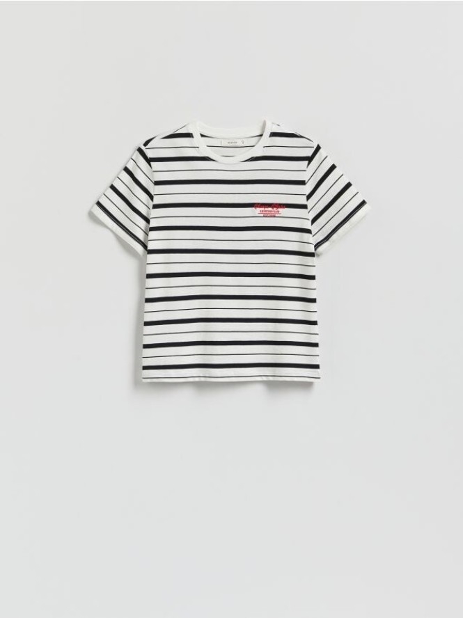 T-shirt z haftem - wielobarwny