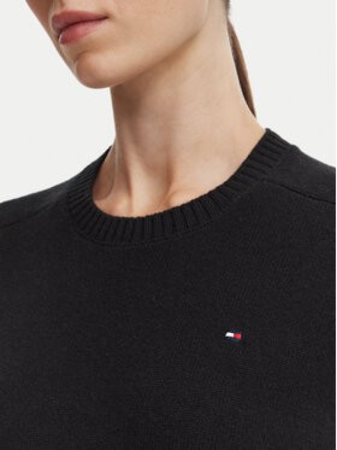 Tommy Hilfiger Sweter WW0WW51432 Czarny Regular Fit
