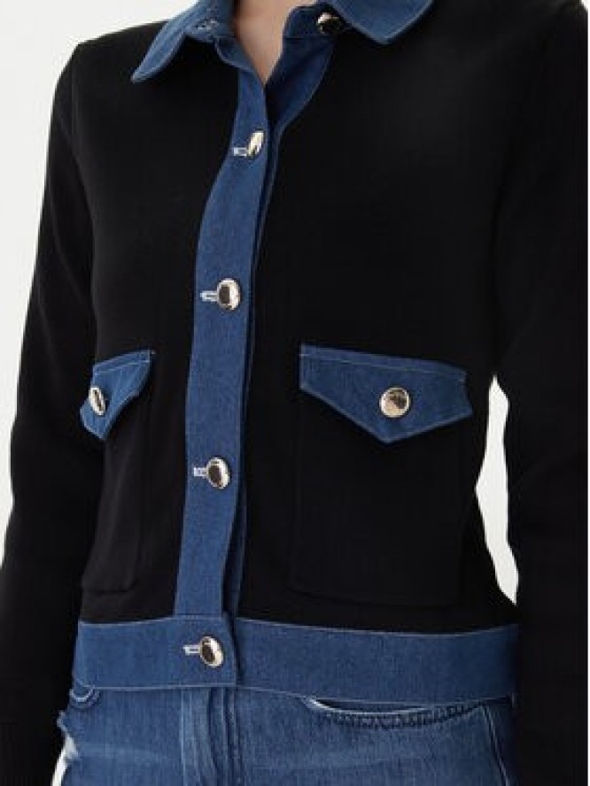 Morgan Kardigan 251-MNAKI Czarny Regular Fit