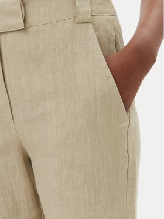 Marella Spodnie materiałowe Falco 2513131052200 Khaki Regular Fit