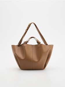 Torebka shopper - brązowy