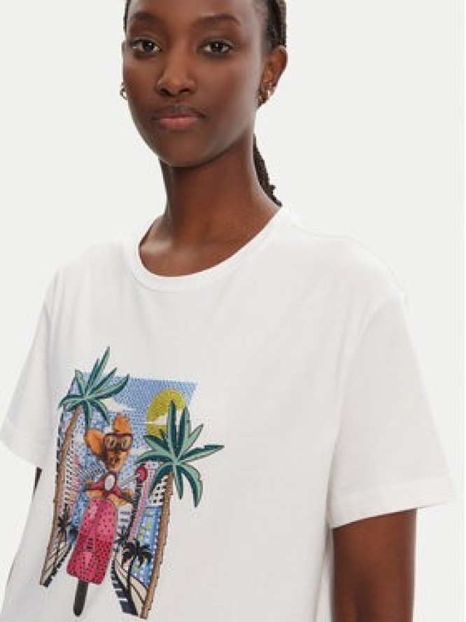 Liu Jo T-Shirt WA5260 JS003 Biały Regular Fit