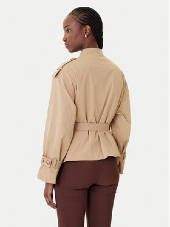 Rinascimento Płaszcz przejściowy CFC0124670003 Beżowy Regular Fit