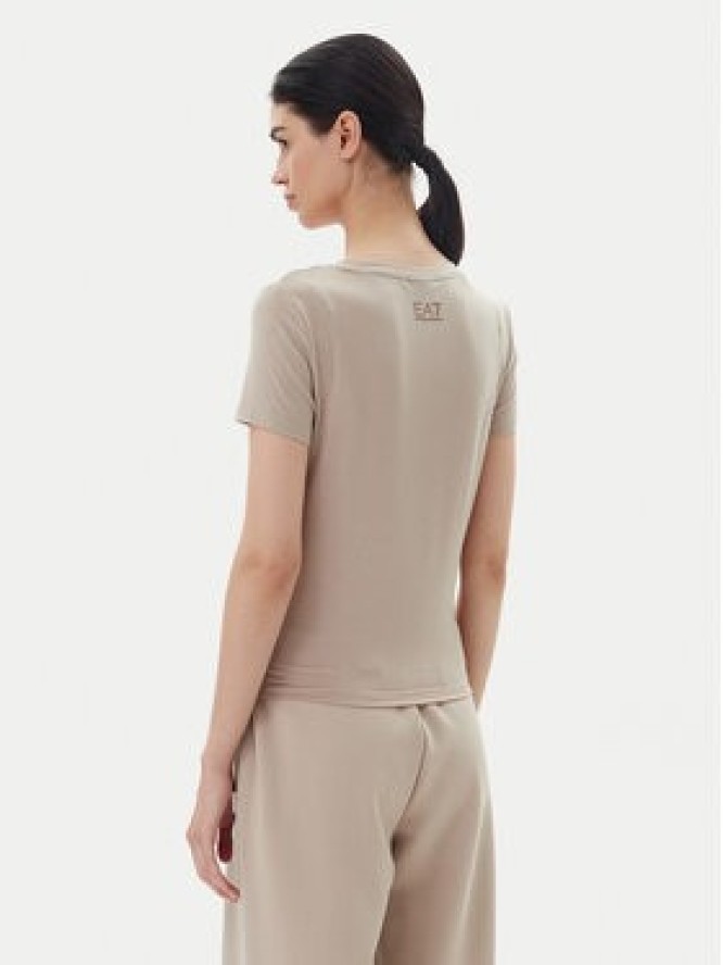 EA7 Emporio Armani T-Shirt 7W000274 AF12945 U6155 Beżowy Slim Fit