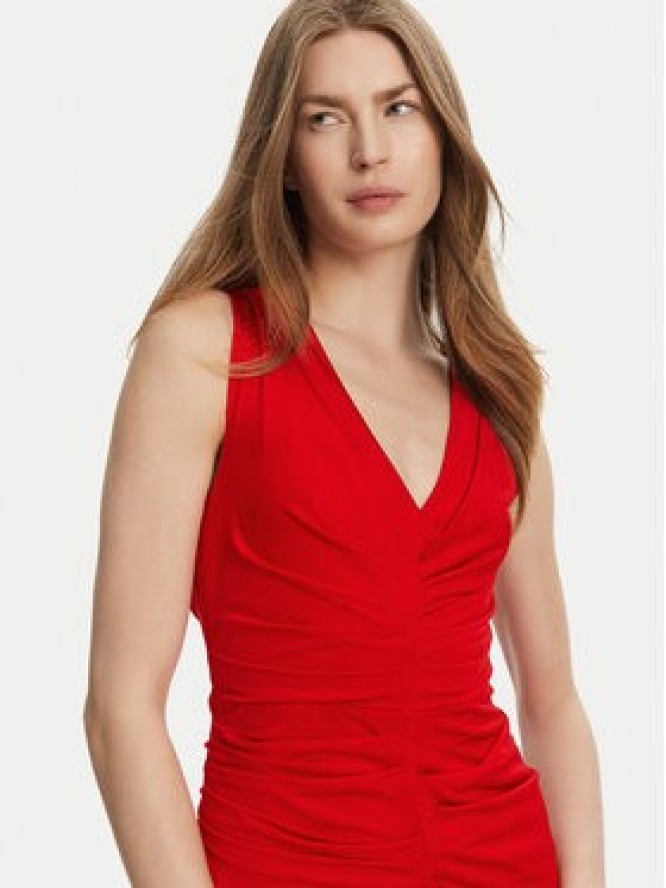 Marella Sukienka koktajlowa Harald 2513621022 Czerwony Slim Fit