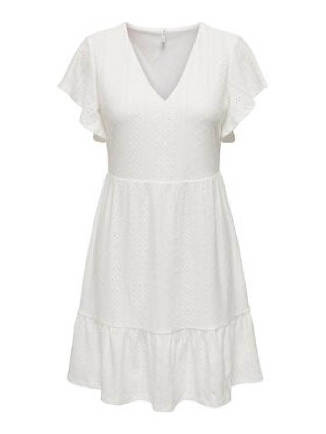 ONLY Sukienka codzienna 15289687 Biały Regular Fit