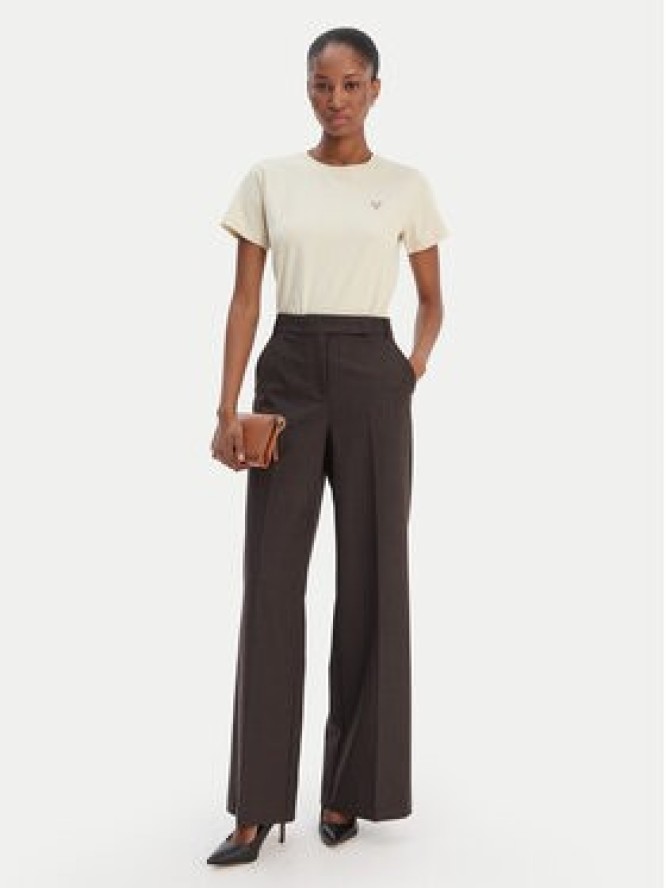 Guess Jeans T-Shirt W4YI10 J1314 Beżowy Regular Fit