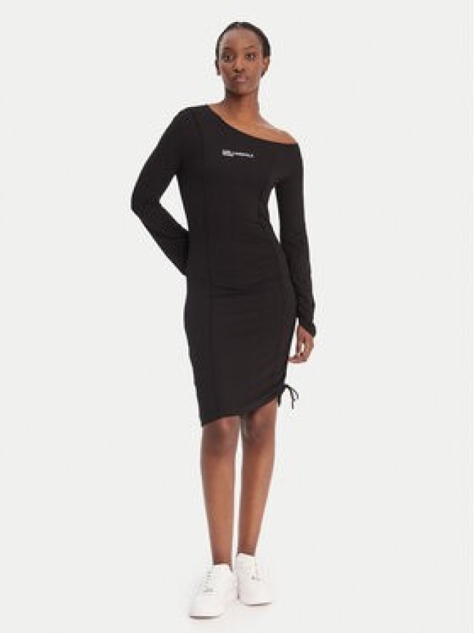 Karl Lagerfeld Jeans Sukienka codzienna B1W13045 Czarny Slim Fit