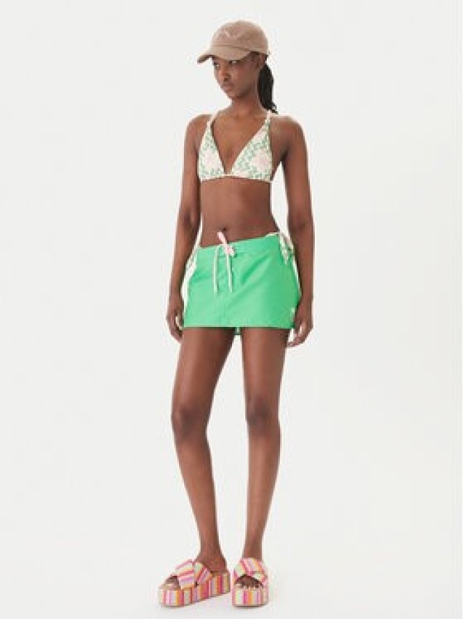 Roxy Spódnica mini Juicy ERJBS03351 Zielony Regular Fit