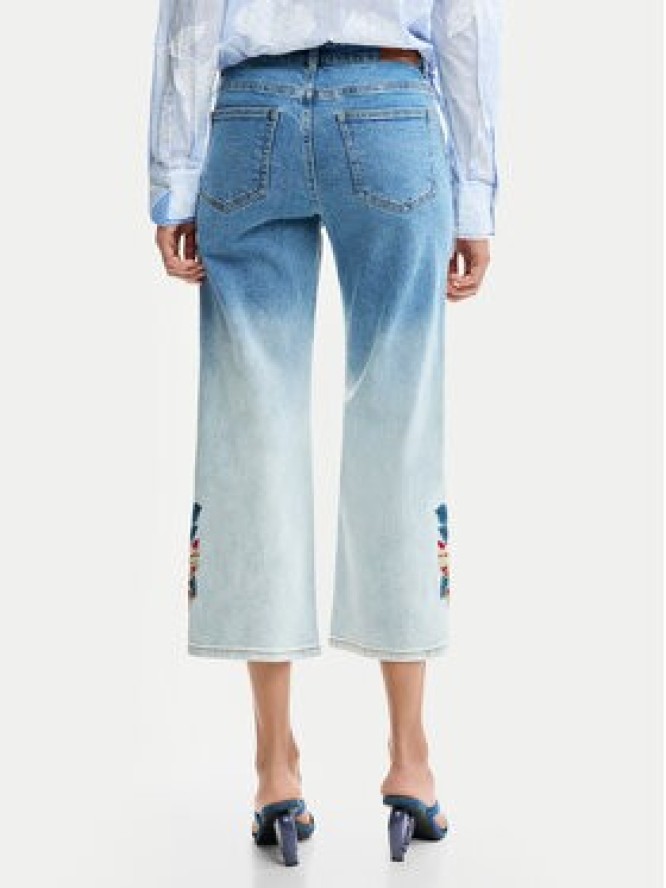Desigual Jeansy Coco 26SWDD20 Niebieski Straight Fit