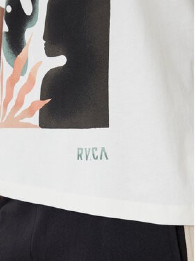RVCA T-Shirt Collage EVJZT00163 Biały Easy Fit
