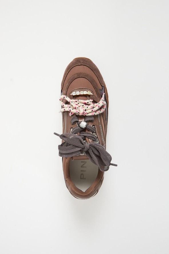 Sneakersy damskie zamszowe PINKO