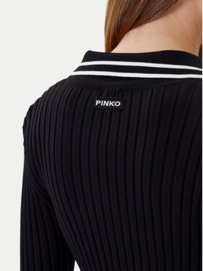 PINKO Sweter Linosa 105418 A2PS Czarny Regular Fit